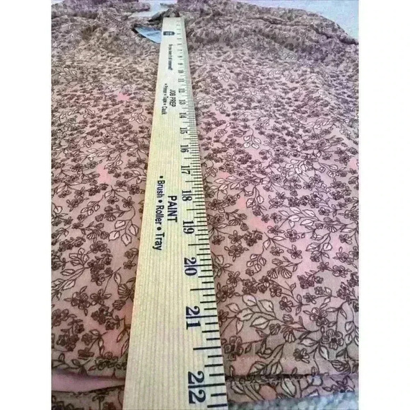 NEW Ann Taylor Loft Womens Petite Small Floral Ruffle Blouse w/Camisole - Picture 7 of 8